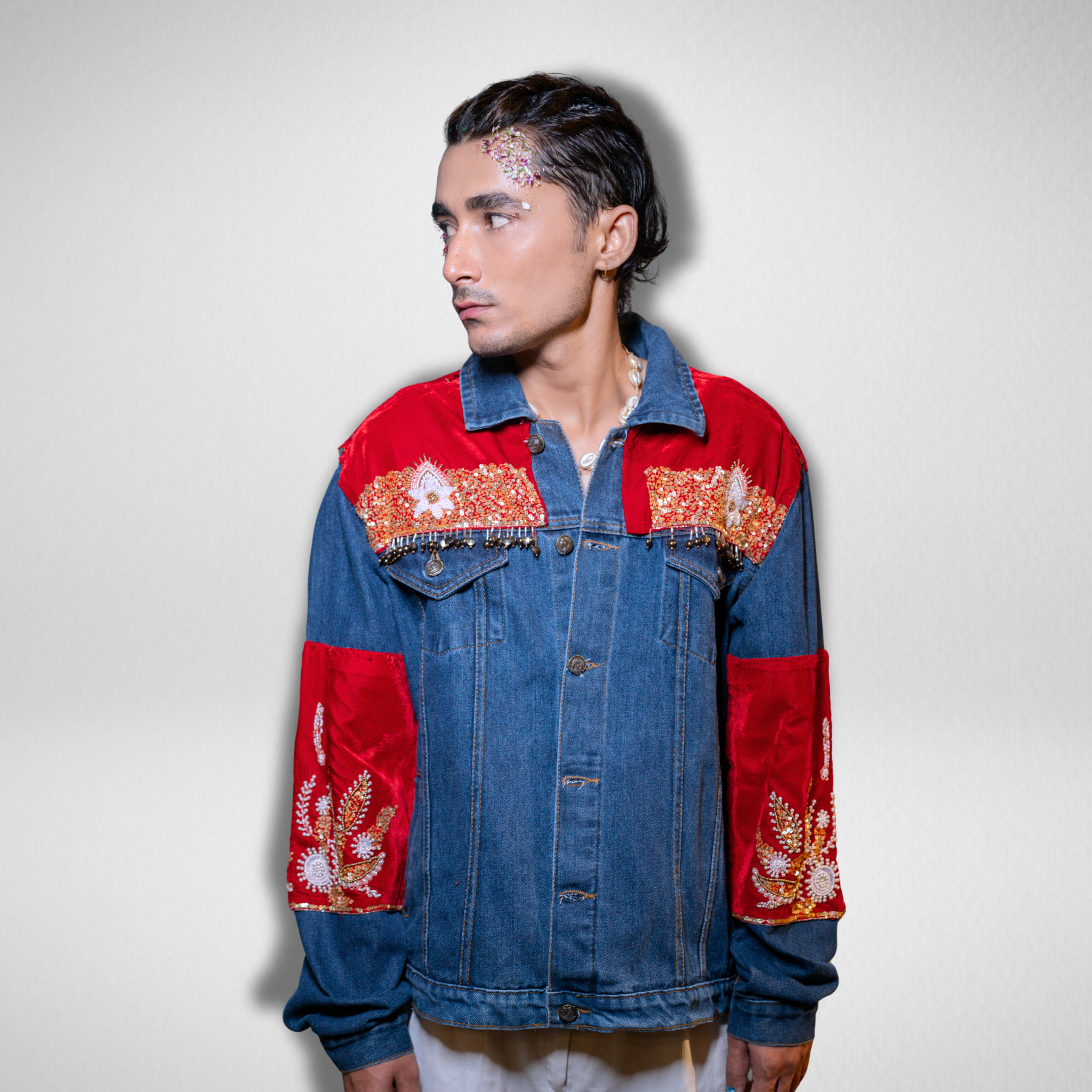 Drunk on Denim oversized handmade black denim jacket with relaxed fit for casual fashion