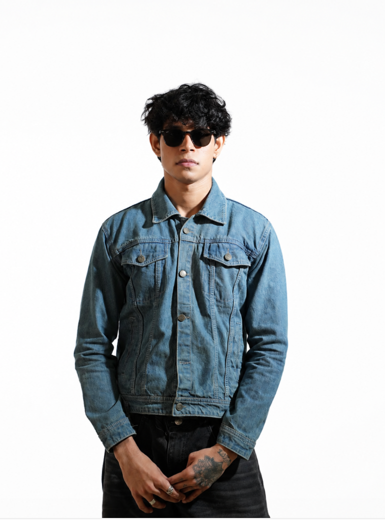 Groom Gets Bride hand-embroidered denim jacket by Drunk on Denim